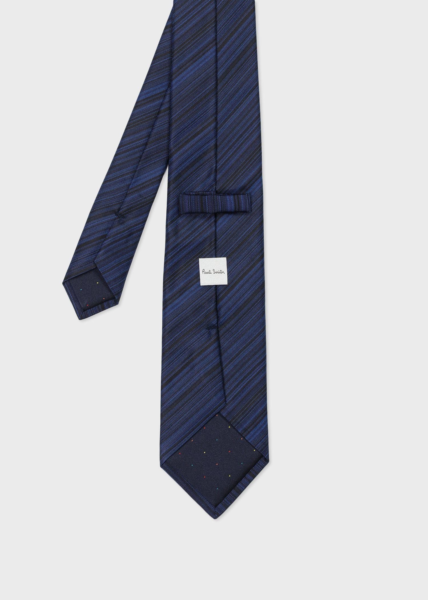シグネチャーストライプ タイ（ブルー） ｜ポール・スミス