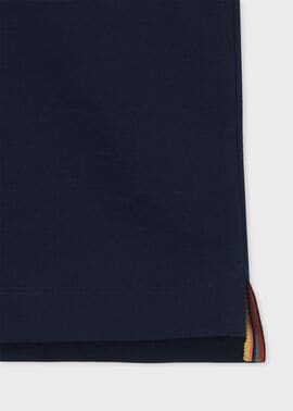 【新品タグ付き】 ポールスミス 鹿の子 ポロシャツ Mサイズ ネイビー Paul Smith｜ソリッド 鹿の子 ボタンダウン ポロシャツ