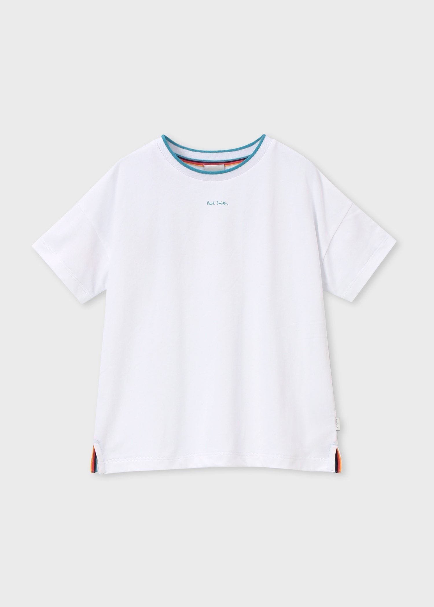 ジュニア バックロゴプリント Tシャツ