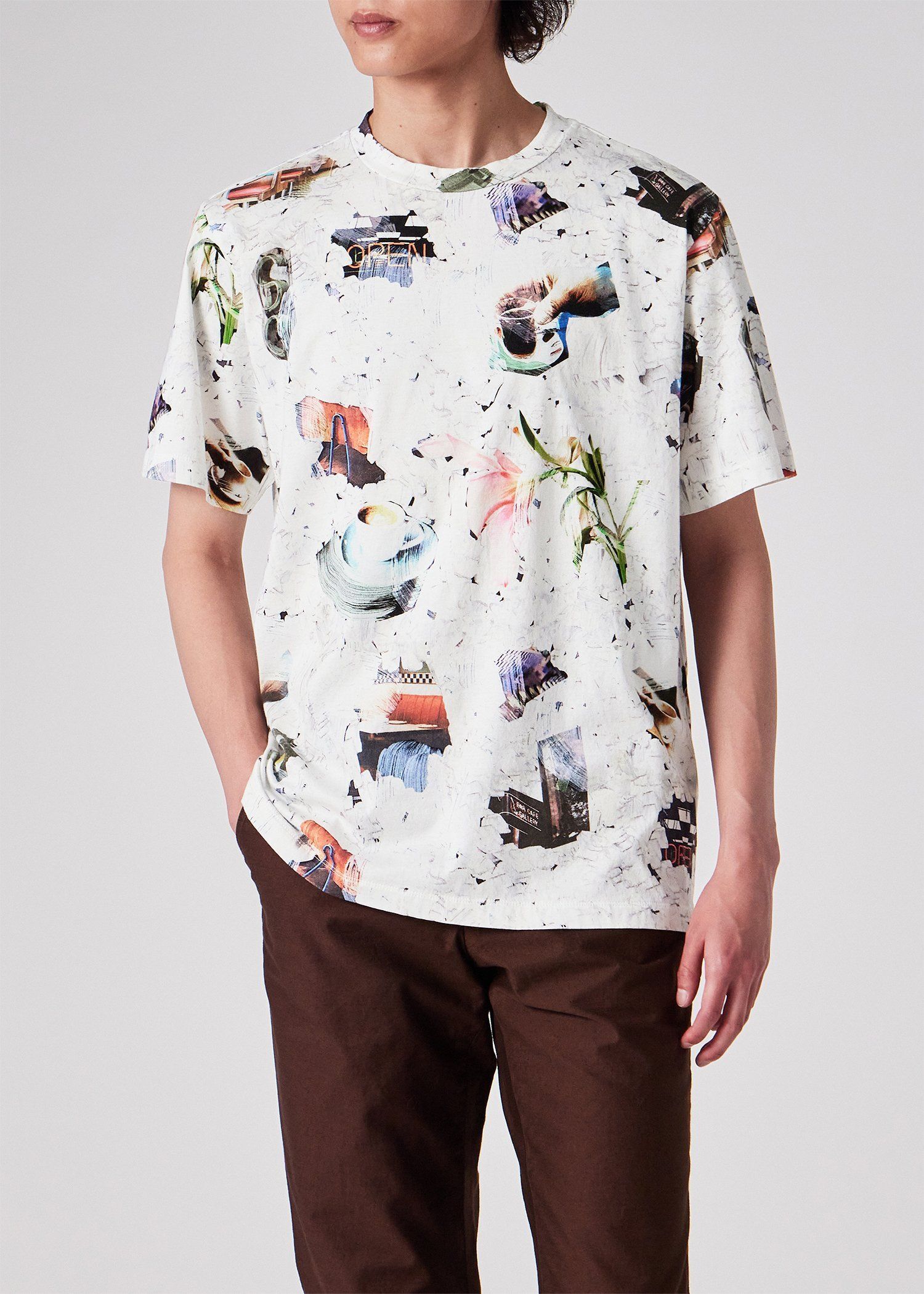 "Painted Cafe" 半袖Tシャツ