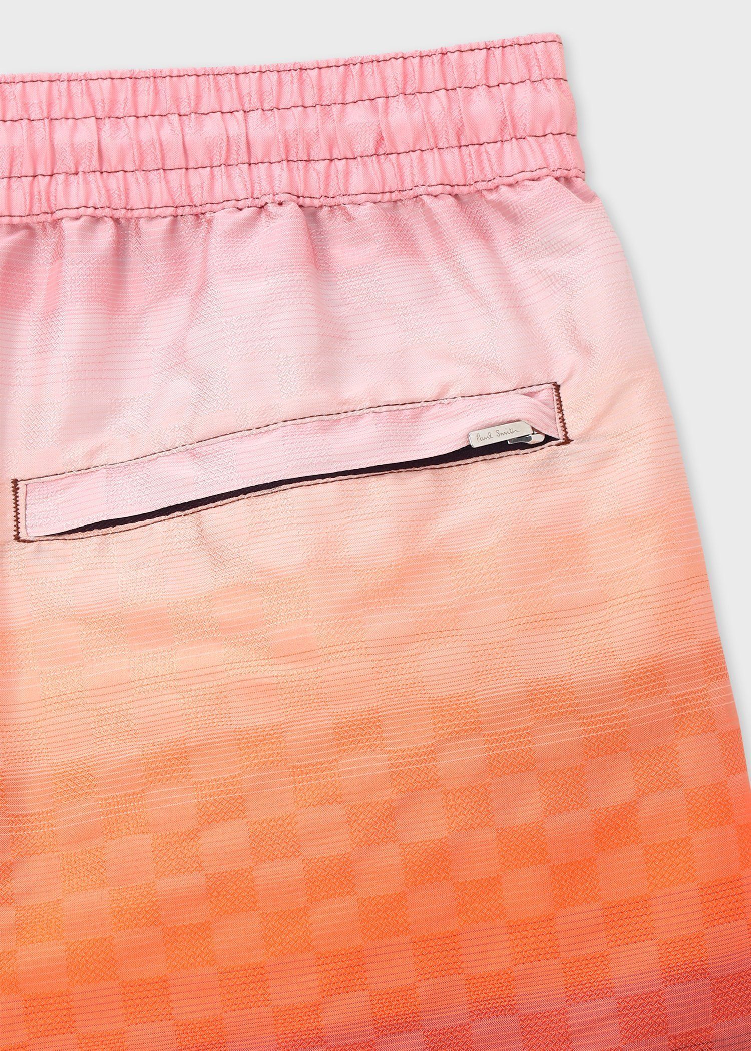 "Gradient Check" スイムショーツ