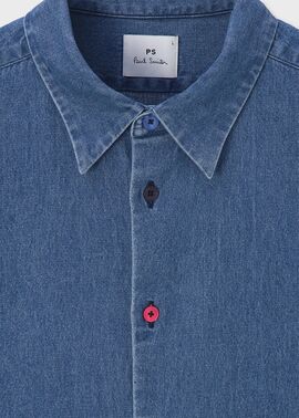 【Paul Smith】So Cool！マルチカラーボタン 半袖シャツ Paul Smith】So Cool！マルチカラーボタン 半袖シャツ (Paul