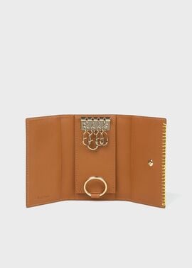 【国内発送】PAUL SMITH ハンドステッチ 名刺入れ キャメル ハンドステッチ 名刺入れ（キャメル） ｜ポール・スミス