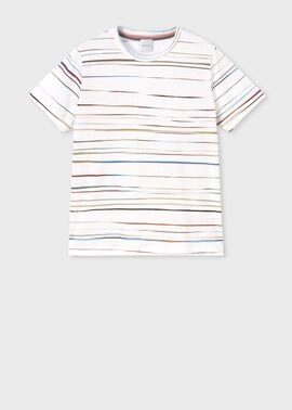 ウィメンズ "Signature Pinstripe" 半袖Tシャツ