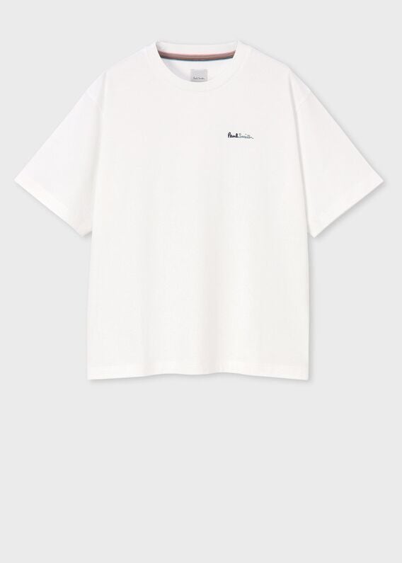 【Paul Smith】Tシャツ ハーフトーンブックスプリント ホワイト Paul Smith ONLINE SHOP｜ポール・スミス