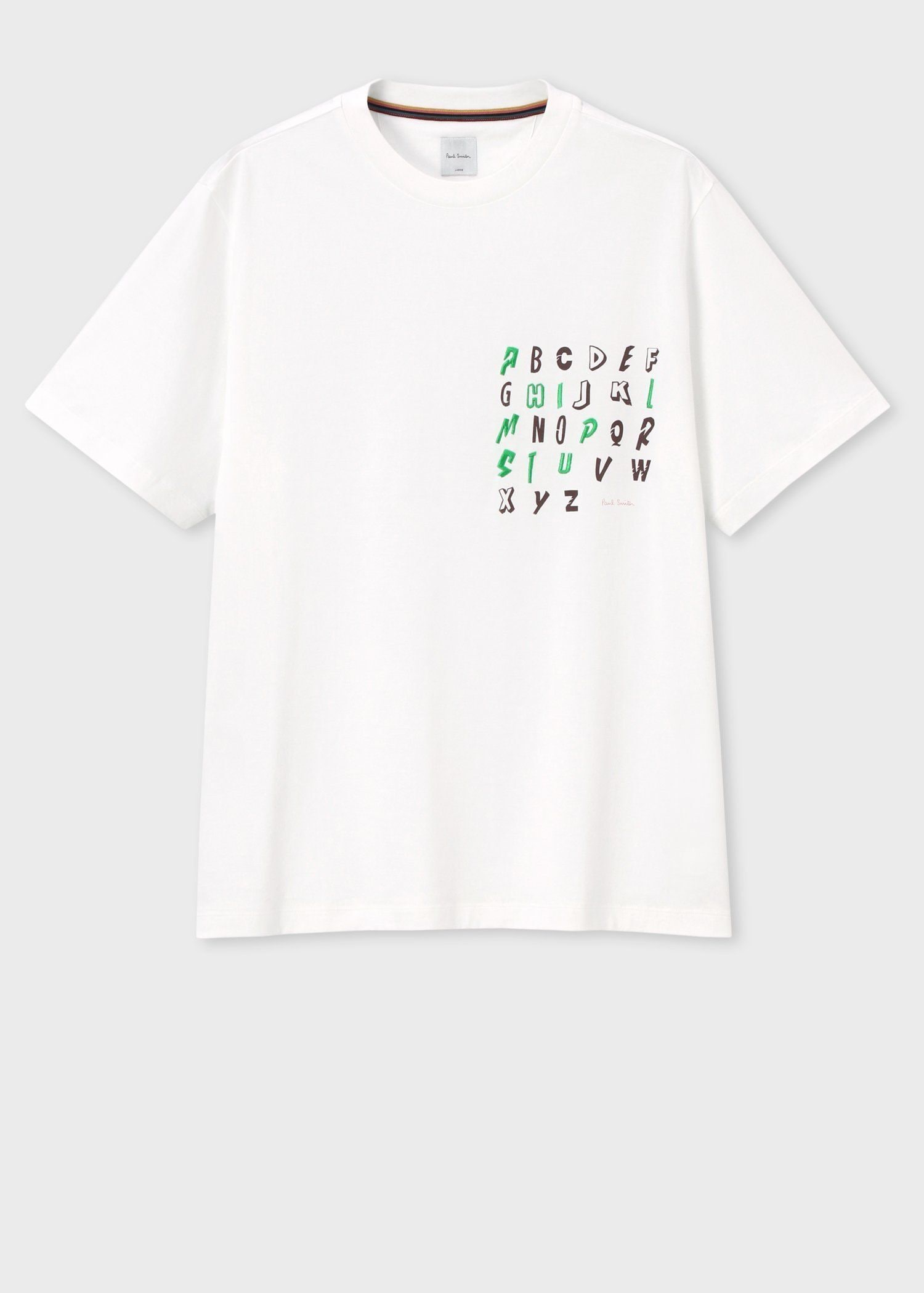 "Alphabet" Tシャツ