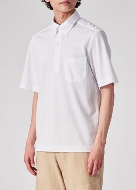 ソリッド 鹿の子 ボタンダウン ポロシャツ ｜ポール・スミス