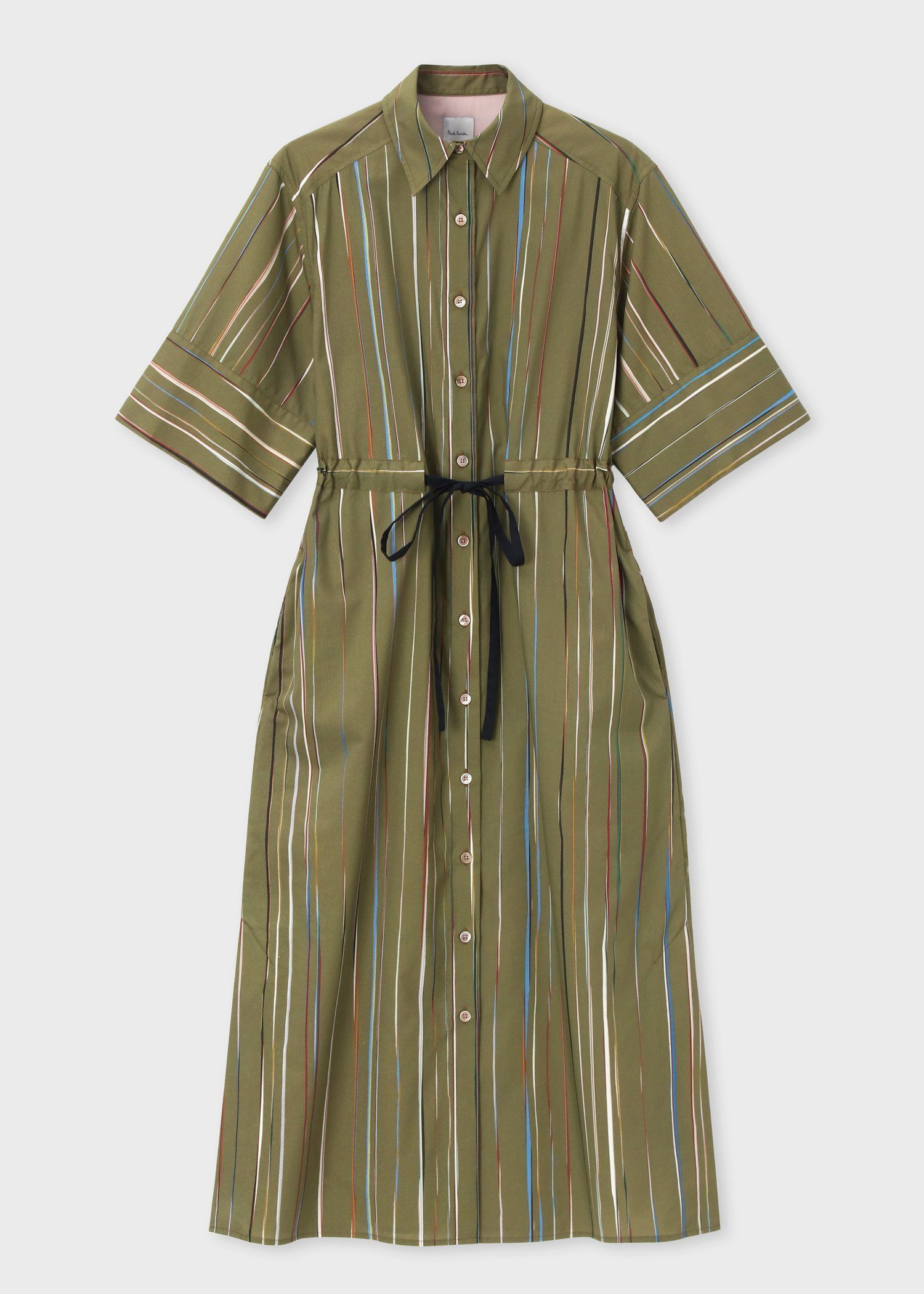 ウィメンズ "Signature Pinstripe" シャツワンピース