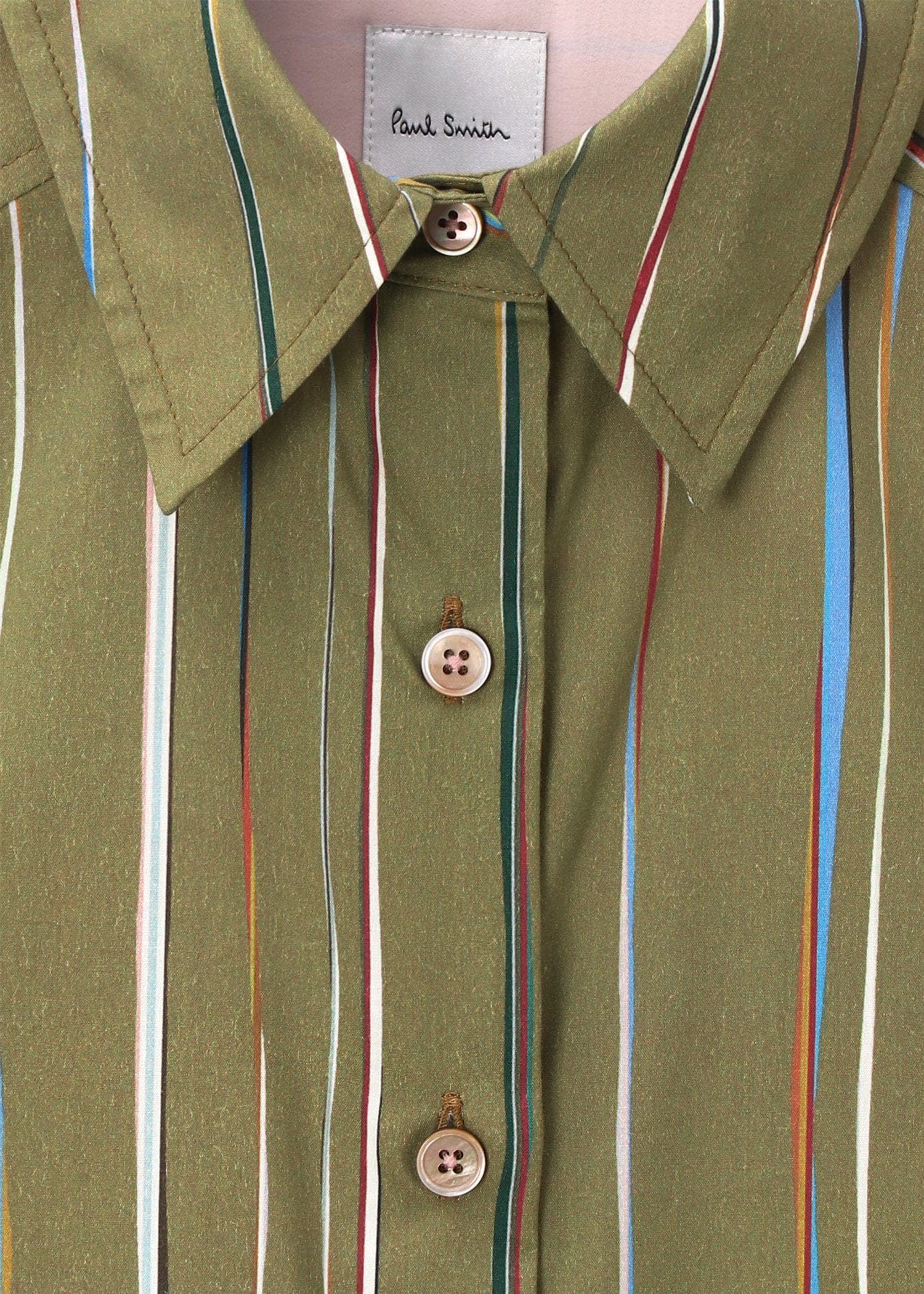 ウィメンズ "Signature Pinstripe" シャツワンピース