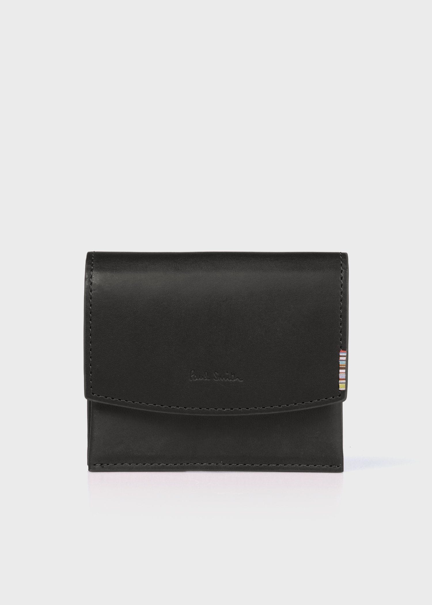 シグネチャーストライプタブ ミニ財布
