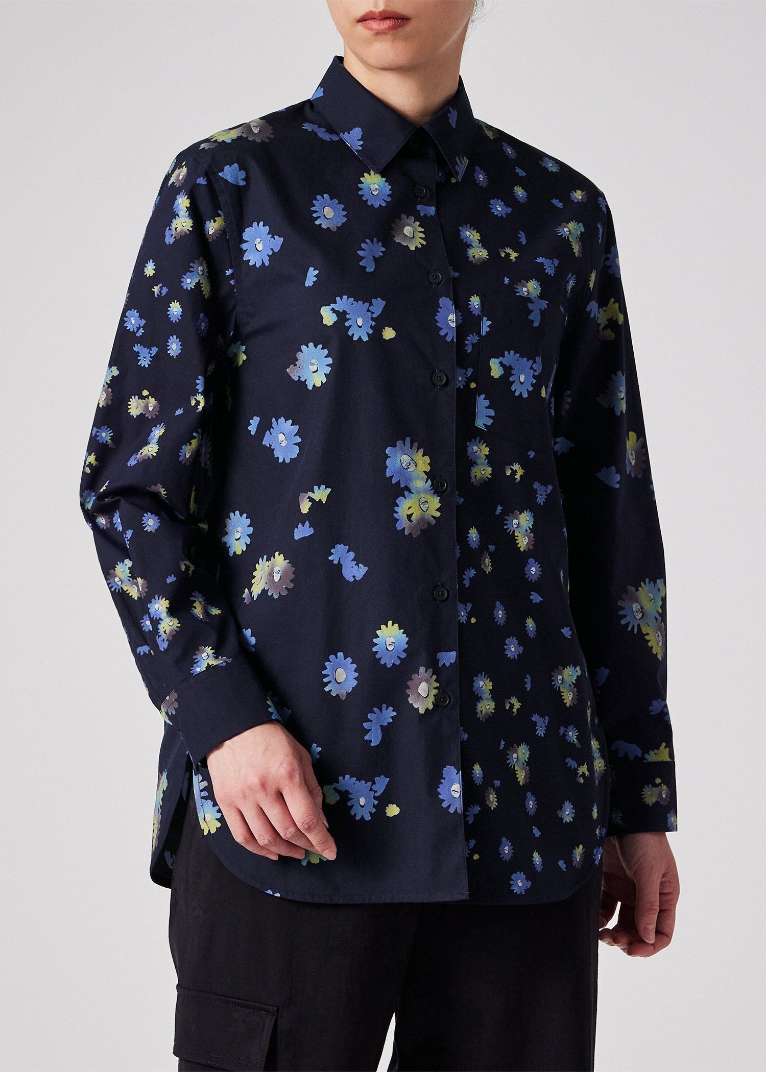 ウィメンズ "Chamomile Floral" ミックス シャツ