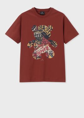 "Collaged Bear" Tシャツ