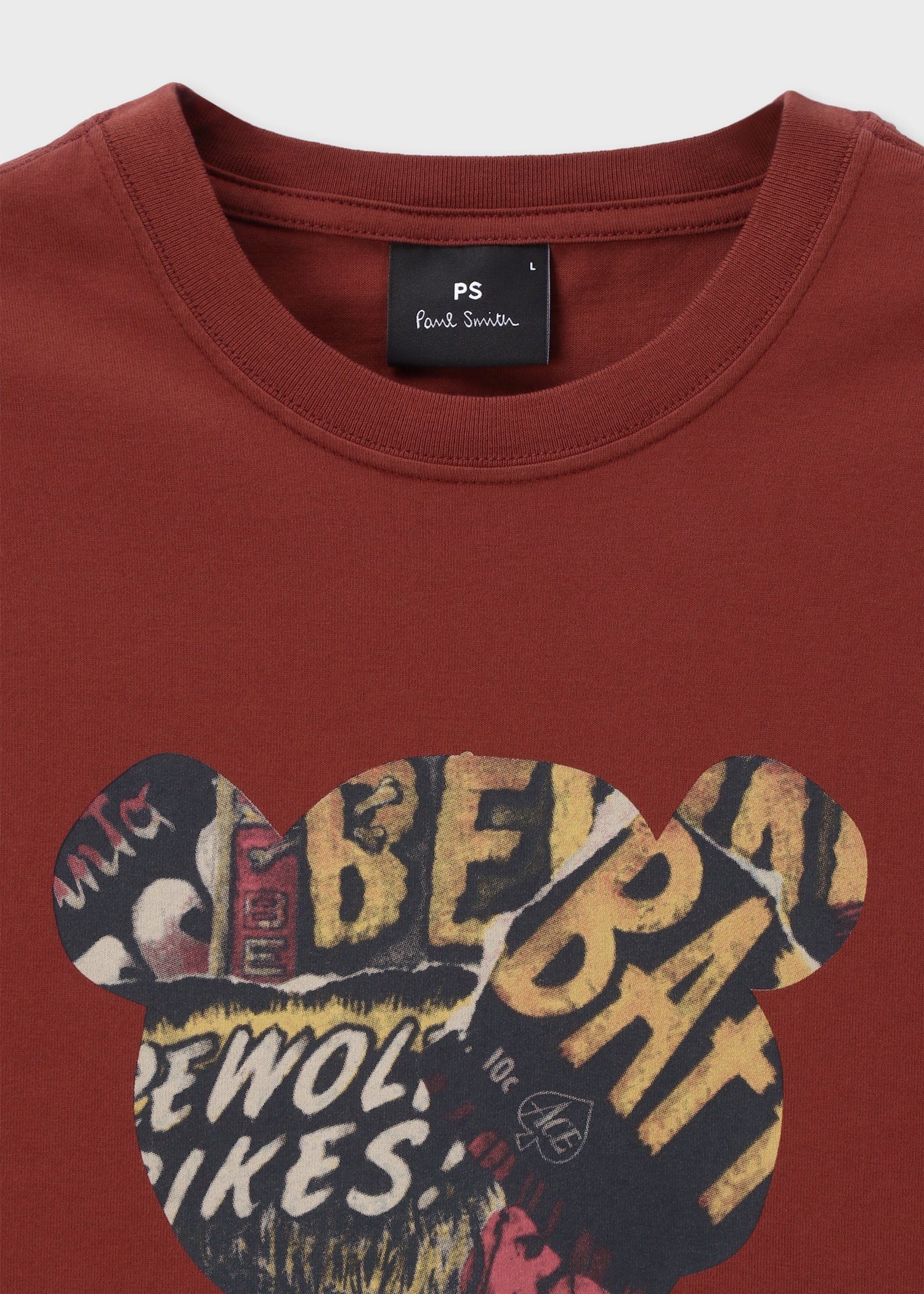 "Collaged Bear" Tシャツ