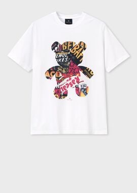 "Collaged Bear" Tシャツ