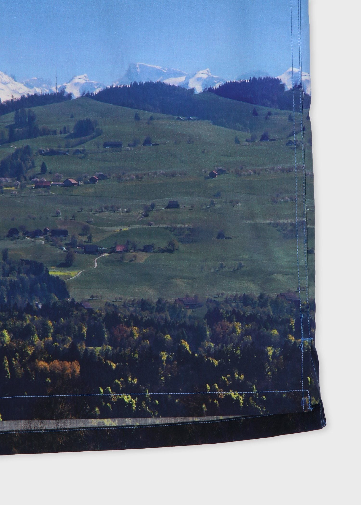 "Swiss Alps" オープンカラーシャツ