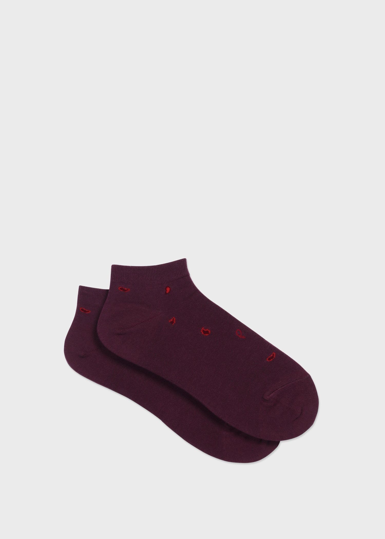 "Paisley Letters" ショート ソックス