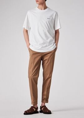 バイカラーロゴ Tシャツ（ホワイト） ｜ポール・スミス