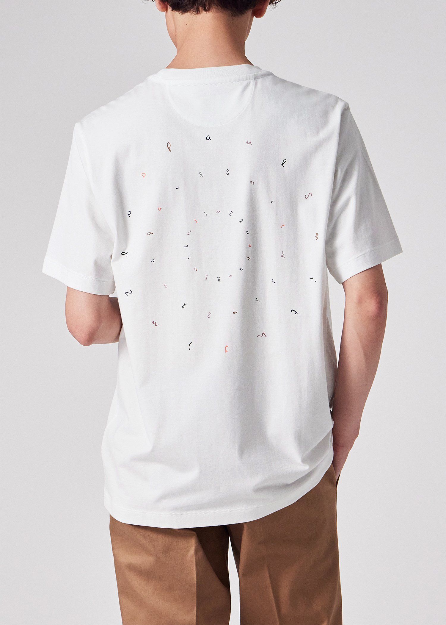バイカラーロゴ Tシャツ