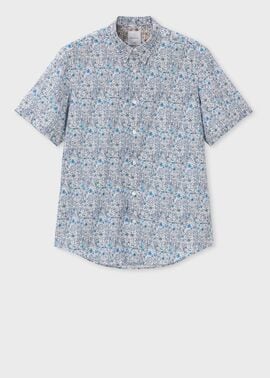 "Garden Floral" 半袖シャツ