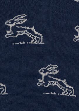 【Paul Smith】\"Rabbit Sketch\" ショート ソックス ウサギ 綿 Rabbit Sketch