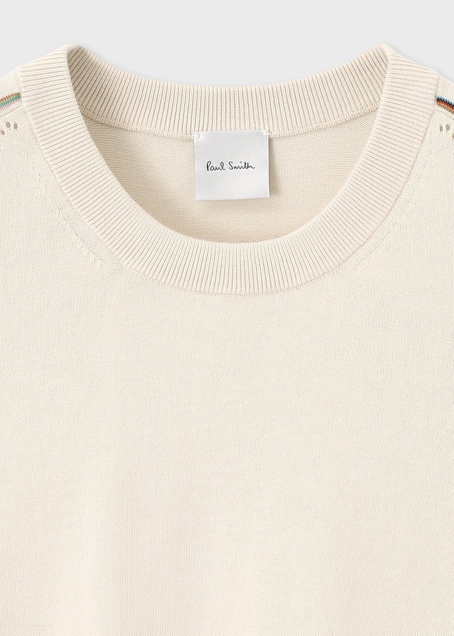 ウィメンズ "Signature Stripe" アイレット ニット