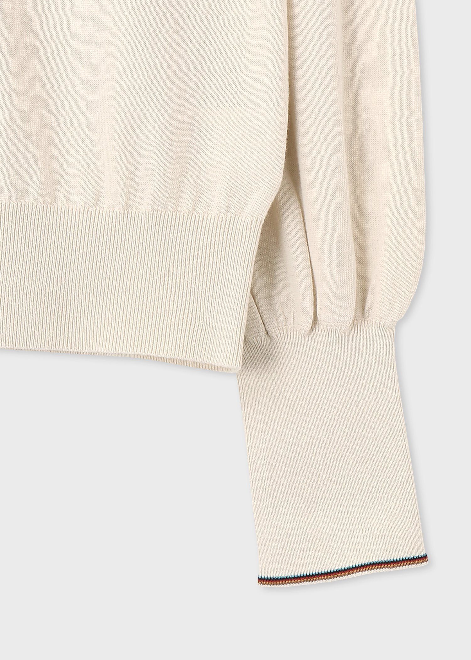 ウィメンズ "Signature Stripe" アイレット ニット