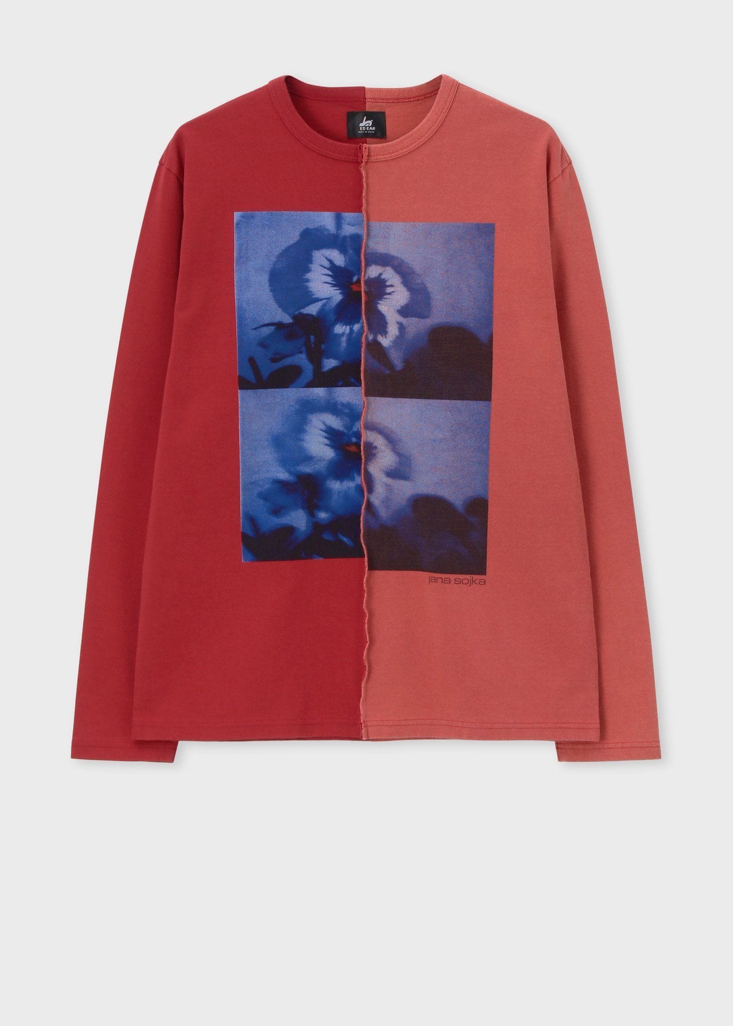 RED EAR "Blue vision" 長袖Tシャツ