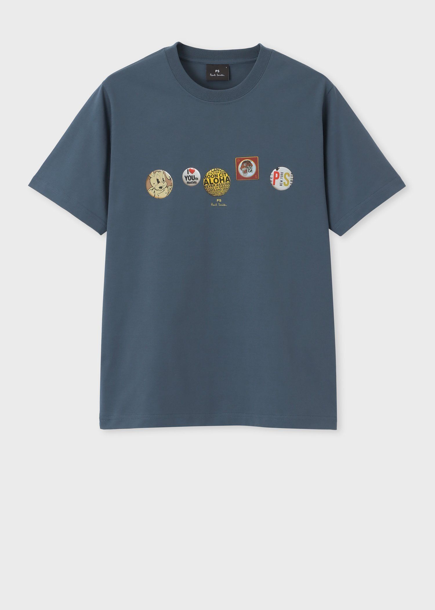 "Button Budges" Tシャツ