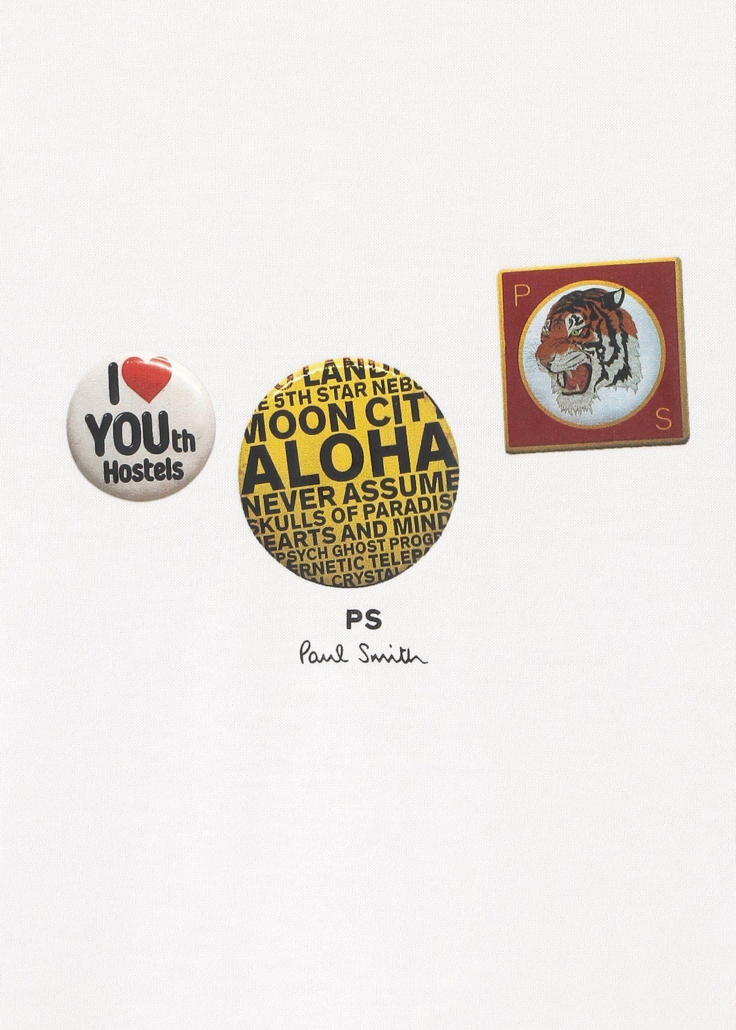 "Button Budges" Tシャツ