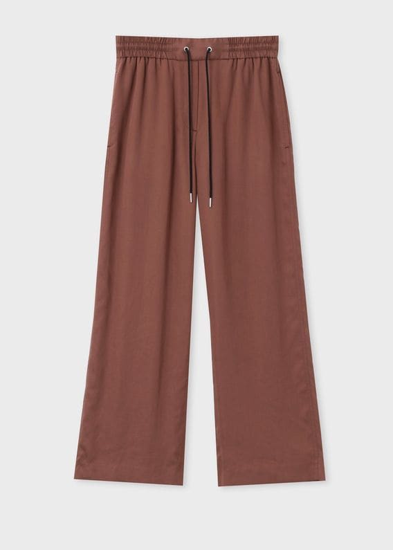 『Paul Smith』ポールスミス WOMENS TROUSERS パンツ PS PAUL SMITH Women's Leather Trousers, Very Dark Green, 38