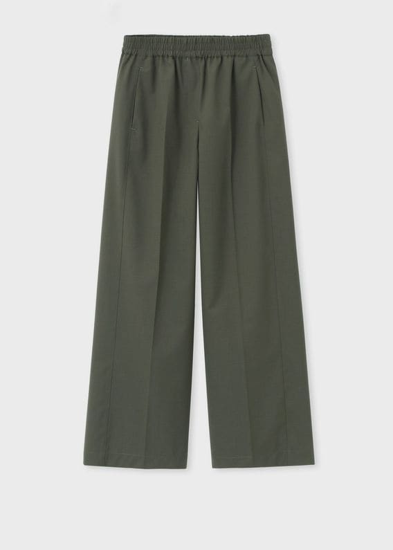 『Paul Smith』ポールスミス WOMENS TROUSERS パンツ ウィメンズ シルク シグネチャーストライプ ワイドパンツ