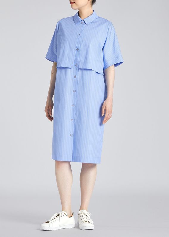 Paul Smith ポール・スミス シフォンワンピースチュニック 白