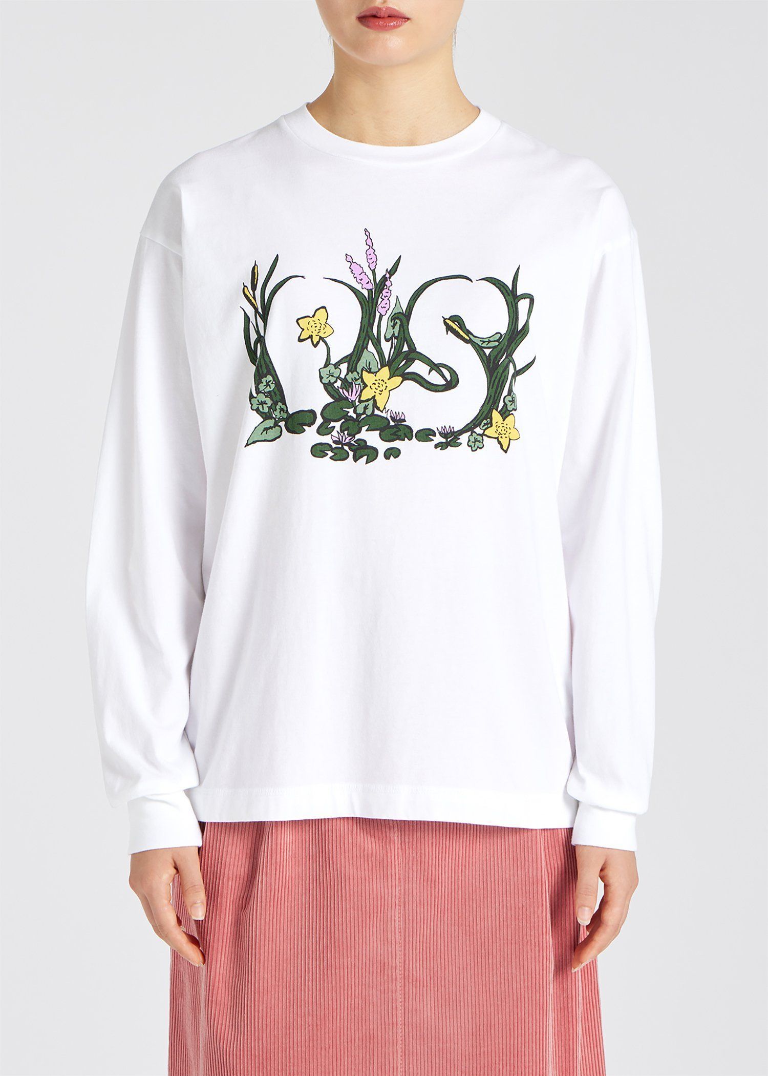 ウィメンズ "PS Reeds" プリント 長袖Tシャツ