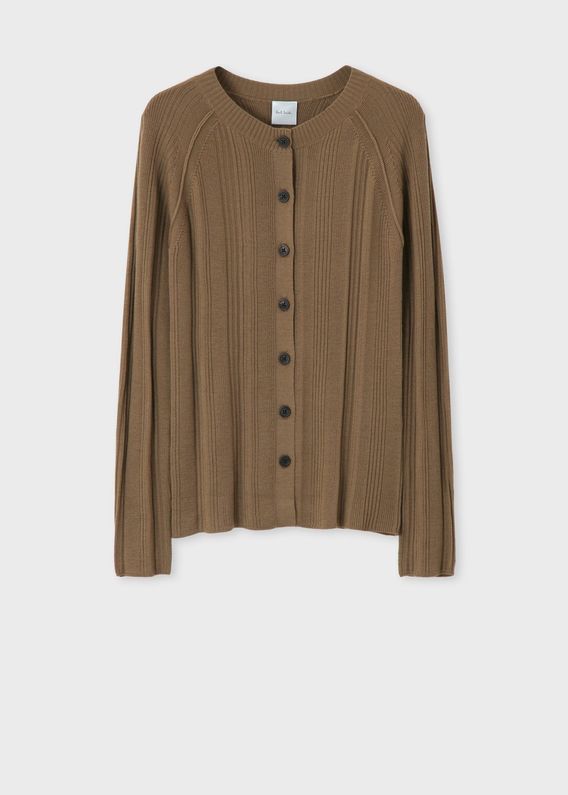 超美品＊ポールスミス＊ベージュ ボタン付きカーディガン - メルカリ