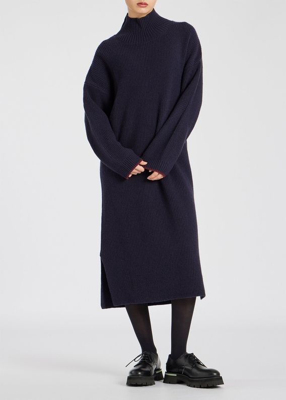 リブ ハイネック ニットワンピース / Paul Smith | ファッション