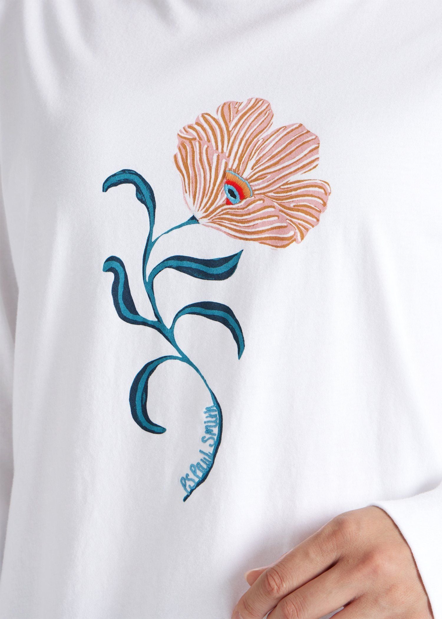 ウィメンズ "PS Poppies" 長袖Tシャツ