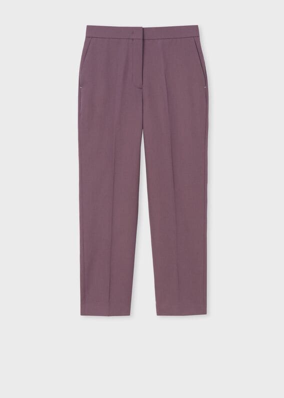 PS PaulSmith カラーライン パンツスーツ 紺 紫  総ゴムパンツ40 PS PaulSmith カラーライン パンツスーツ 紺 紫 総ゴムパンツ40
