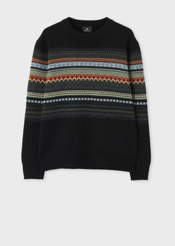 Paul Smith ポールスミス グラデーションボーダーニット Paul Smith（ポールスミス）の「ネップボーダー クルーネック