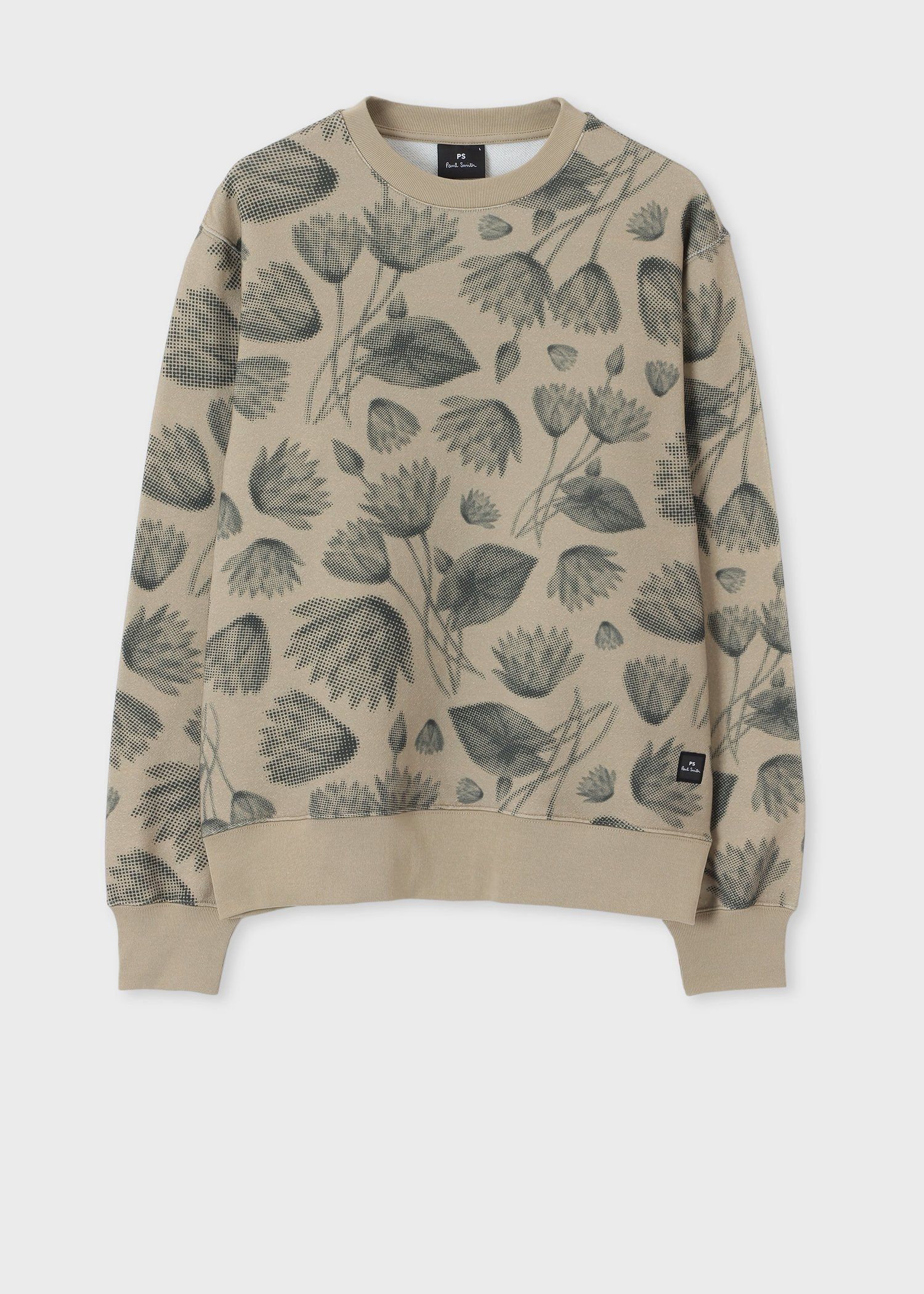 "Half Tone Floral" スウェット