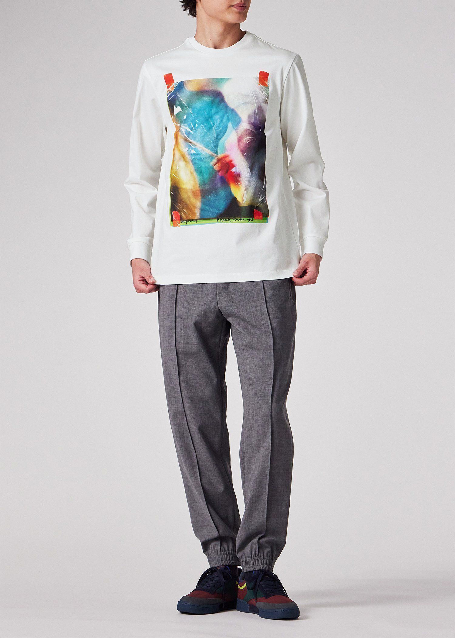 "Vivid Spectrum" 長袖Tシャツ