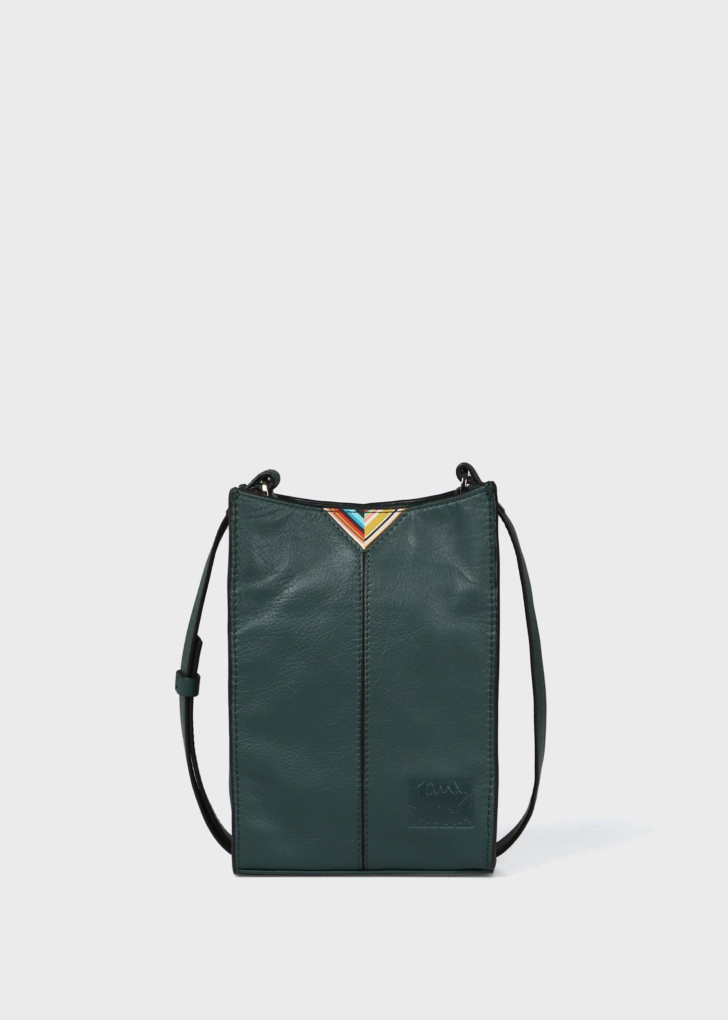 シグネチャーストライプトライアングル ミニショルダーバッグ
