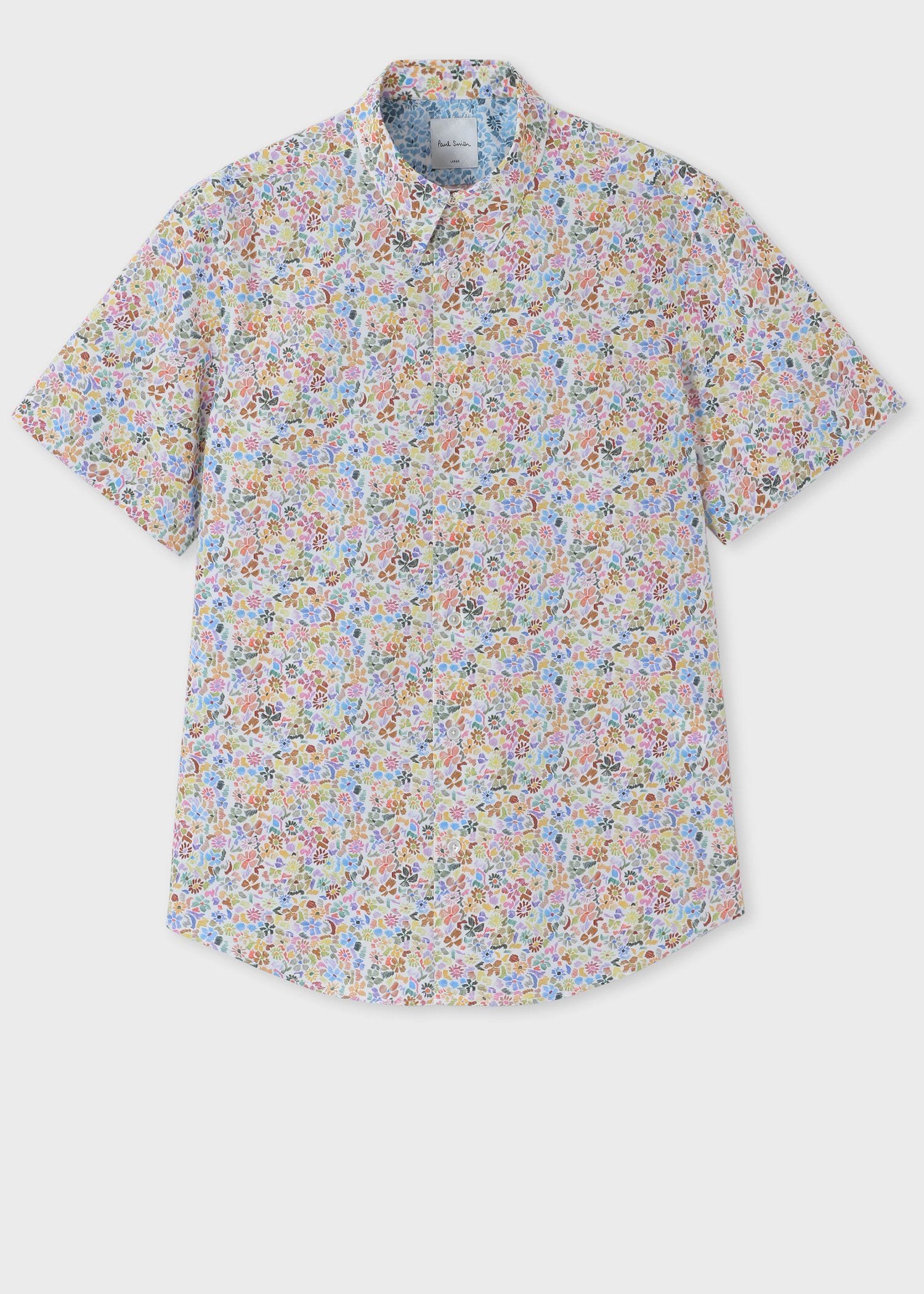 "Pencil Floral" シャツ
