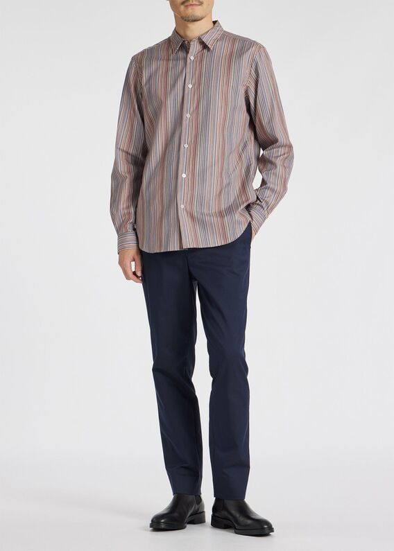【美品】23aw PaulSmith スラックス Paul Smith】新品 コレクション使用 2ライン ウールスラックス
