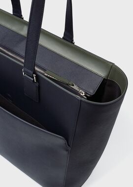 Paul Smith カーフレザー トートバッグ シグネチャーストライプ Paul Smith カーフレザー トートバッグ シグネチャーストライプ
