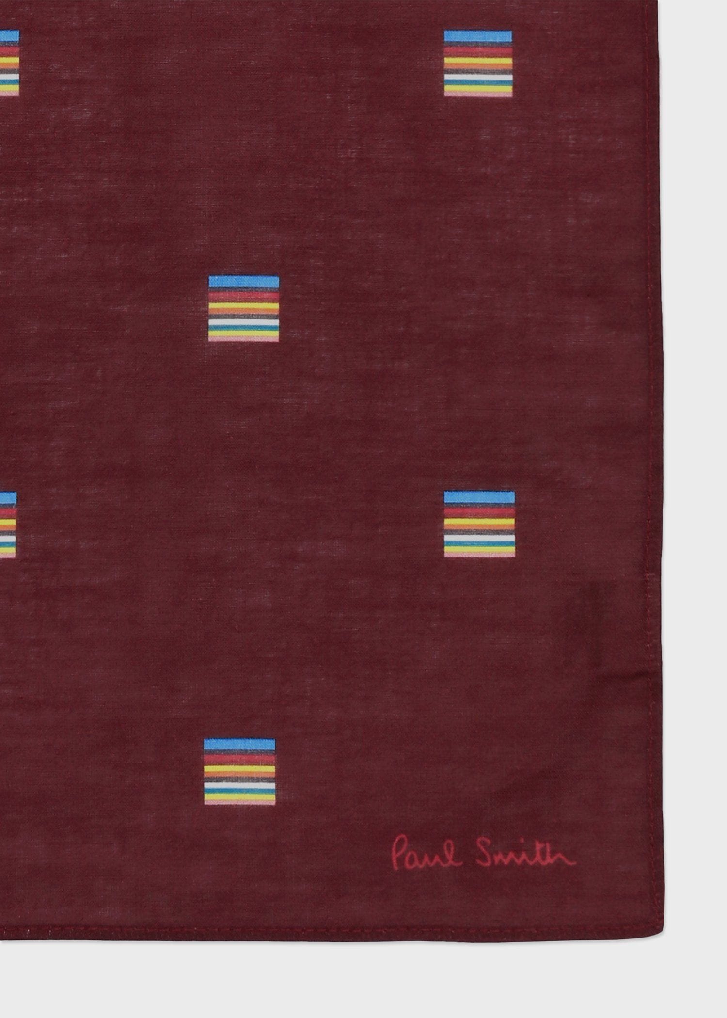 Signature Stripe Square