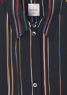 *Paul Smith* \"Signature Pinstripe\" シャツワンピース Paul Smith｜ウィメンズ 