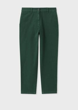 ウィメンズ チノパンツ（オリーブ） ｜ポール・スミス