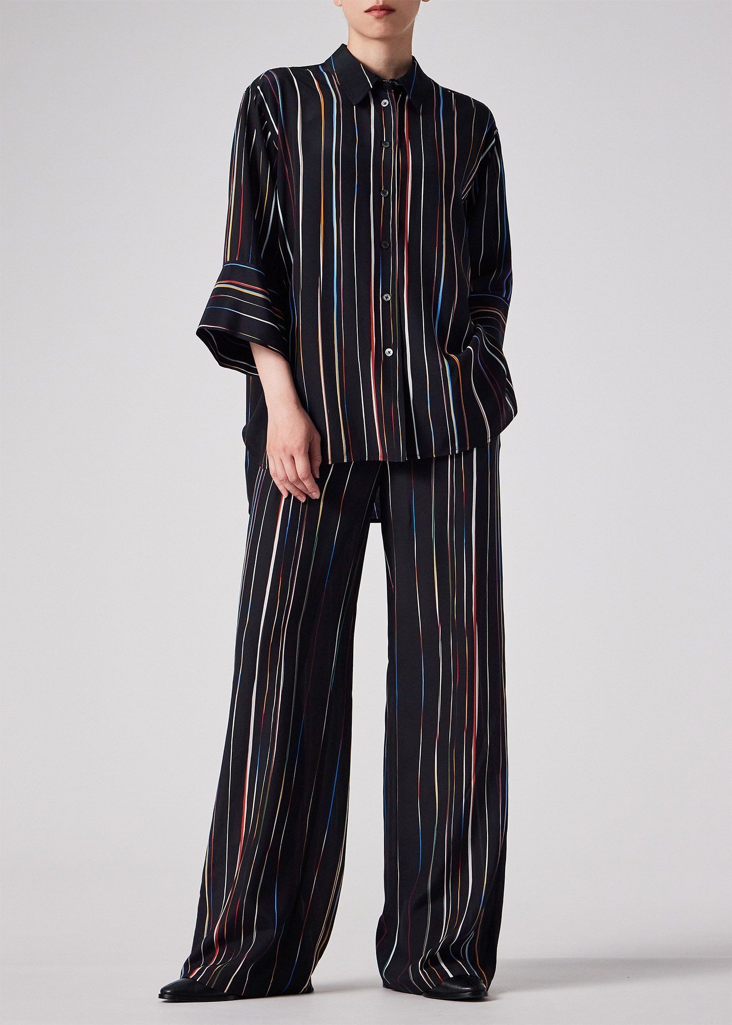 ウィメンズ "Signature Pinstripe" ワイドパンツ