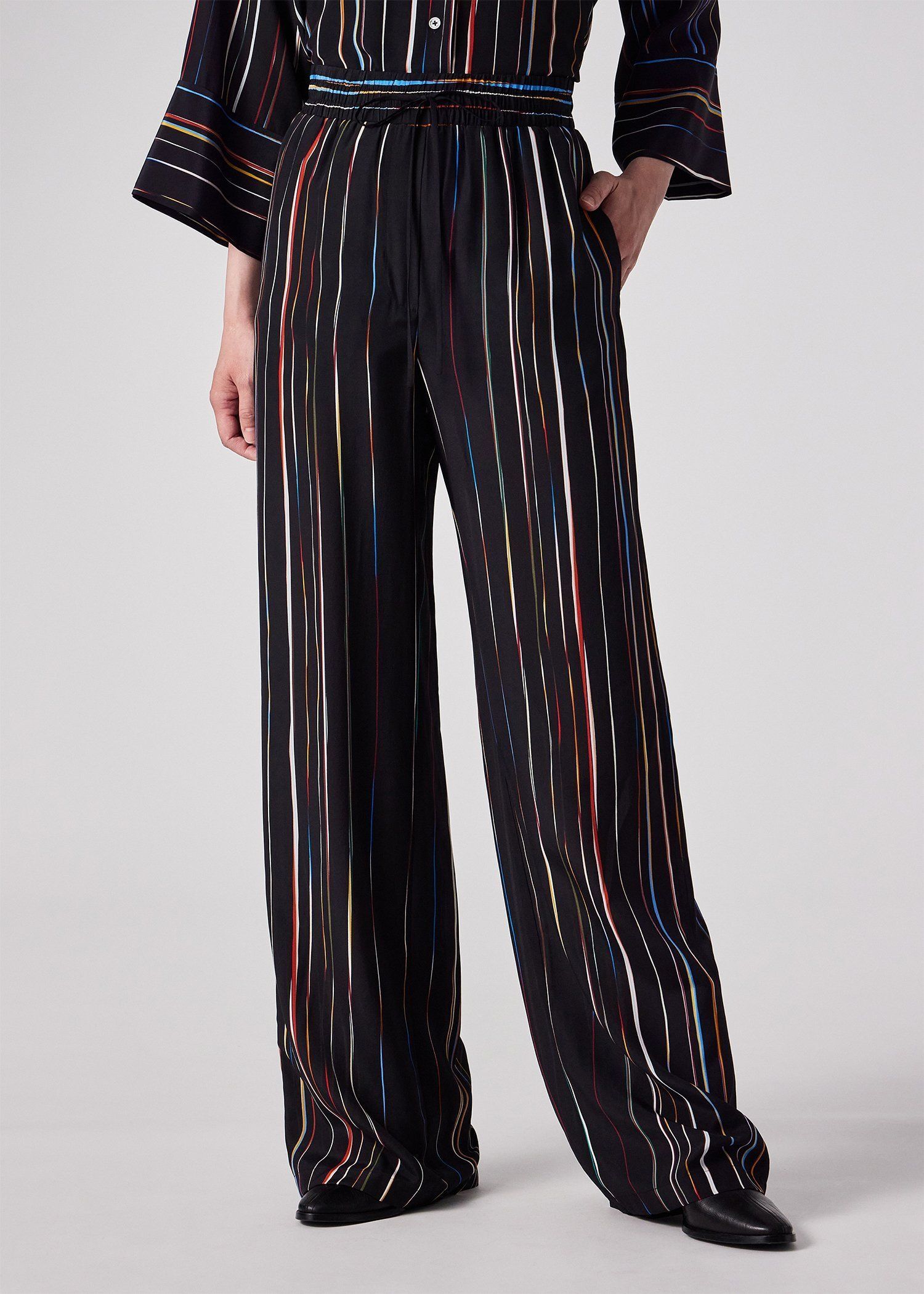 ウィメンズ "Signature Pinstripe" ワイドパンツ