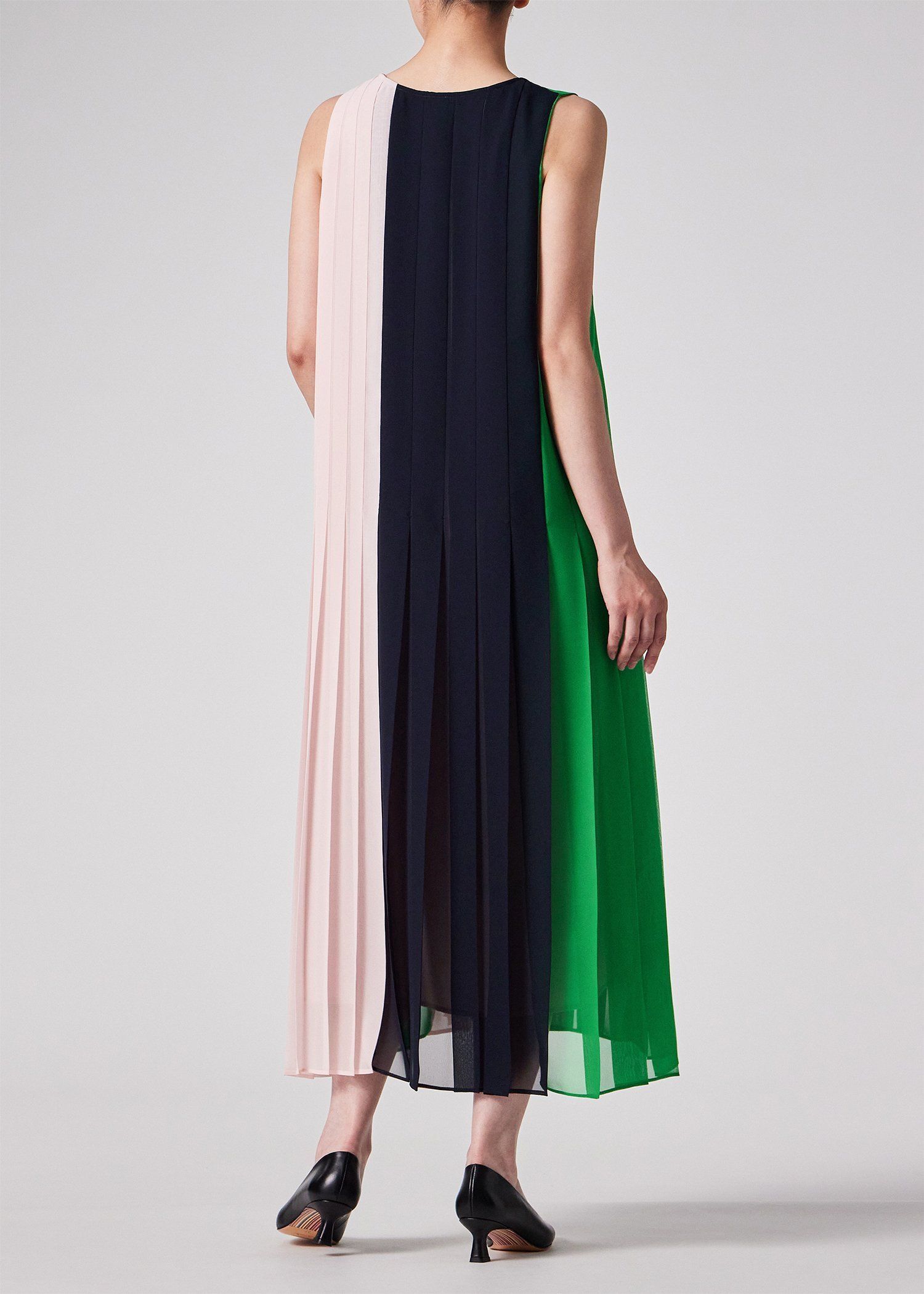 Paul Smith ポールスミス プリーツ ドッキング ワンピース Signature Stripe プリーツ ドッキング ワンピース / Paul Smith
